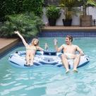 River Floats Sunrio 2024 New River para adultos com fundo de malha