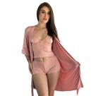 Robe Com Renda Caimento Kimono Hobby Amarração