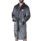 Robe de Banho Silk Touch Northwest NFL New York Giants Cinza Chumbo