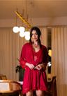 Robe em liganet com detalhes em renda