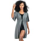 Robe em Viscolycra Lisa - Chumbo - P