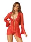 Robe Feminino em Tule Curto com Renda Luxo Sofisticado