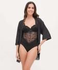 Robe Feminino Recorte Renda Manga 3/4-61116