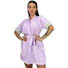 Robe Feminino Roupão Kimono c/ Renda nas Mangas 030EST