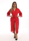 Robe Longo Feminino Luxo Manga 3/4 Microfibra com Renda Hobe comprido