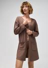 Robe Manga Longa Em Tricô
