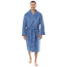 Robe Masculino de Fleece Confortável IZOD, Azul Riviera, GG/EGG