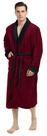 Robe Masculino NY Threads em Plush Fleece com Gola Xale Vinho
