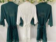 Robe NOIVA Robe 100 poliester para seu makingoff