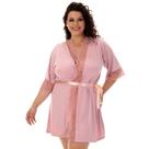 Robe Plus Size Hoby Hobbe Hobe Tamanho Grande Roupa De Dormir Linha Noite Noiva Lua De Mel