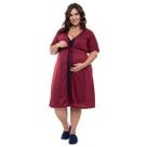 Robe Plus Size Linda Gestante Maternidade Avulso Manga Curta