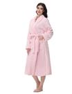 Robe Yurhap Premium Feminino de Plush com Soft Fleece Longo Robe Yurhap Premium Feminino de Plush com Soft Fleece Longo