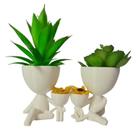 Robert Plant (Bob) Casal Família 2 Filhos - Vaso Decorativo