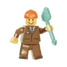 Roblox Builderman Merely - Bloco de Montar Compatível LEGO