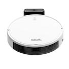 Robô Aspirador e Passa Pano KABUM! smart 100 - 5 Modos de Limpeza, Sensor Anti-Queda, Carregamento Automático, Aplicativo, Bivolt, Branco - KBSF005