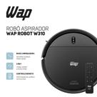 Robô Aspirador Inteligente Limpeza Automática com Controle e Base de Retorno WAP Robot W310 Bivolt