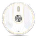Robô Aspirador Ropo Glass 5 Varre Aspira E Passa Pano Branco