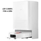 Robô Aspirador Xiaomi Vacuum X20 Mais 110v E 220v 6.000Pa Branco Robô Aspirador Xiaomi Vacuum X20 Mais 110v E 220v 6.000Pa Branco