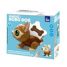 Robô Cachorro Eletrônico com sensor Magic Robo Dog Fenix