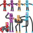 Robô Cartoon Pop Tube com Ventosa - Gruda gruda