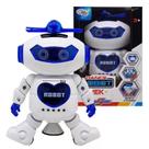 Robô Dançante Dance Robot Trek Giro 360 Com Luz e Som - Wellkids
