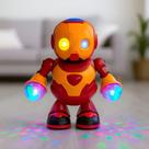 Robo Dançante Homem Ferro Com Luz Led Som Movimento Infantil