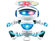 Robo De Brinquedo Dançarino Dança Gira 360º C/ Luzes E Som - Zoop