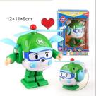 Robô de transformação de brinquedos Robocar Poli Poli Amber Roy Car