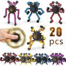 Robô deformável Fidget Spinners Sengtin, 20 unidades para crianças e adultos