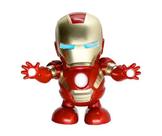 Robo Homem De Ferro Tony Stark Brinquedos De Dança, Presente Dançarino Interativo Com Som E Luz Deslize na Diversão