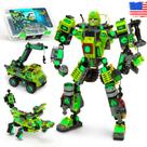 Robô montável Toy JITTERYGIT Mech que brilha no escuro de 6 a 10 anos