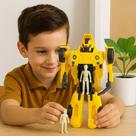 Robô Transformável Controle Remoto Carrinho Super Guardiões Luz Som Presente Criança