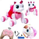 Robô Unicórnio Controle Remoto Pet Recarregável Lançamento