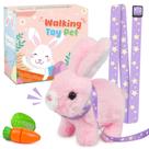 Robot Bunny Pal Voichic My Realistic Rabbit Toy Pink