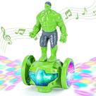 Robot Toy Car BMESSE para crianças de 4 a 6 anos com música e luzes verdes