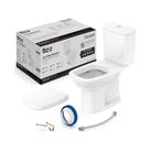 Roca, Debba, C329723003, Kit Vaso Sanitário com Caixa Acoplada e Assento Soft Close Square, Branco