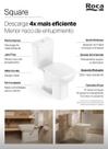 Roca Incepa Kit Vaso Debba Square C/cx Acop Completo Pp Br