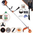 Roçadeira 5 Em 1 Completa Terra GR520XP À Gasolina 52cc Ideal Para Todos os Tipos de Trabalhos Com Carretel, Lâmina 2 Pontas, Lâmina 3 Pontas, Lâmina 40 Dentes, Lâmina 80 Dentes + ÓLEO STIHL 2T + EPI
