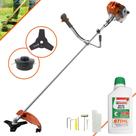 Roçadeira 52cc Com ÓLEO STIHL Profissional Tekna RL520ACN-TK Á Gasolina 2T 2HP 9000rpm Alta Performance Ideal Para Manutenção de Rodovias
