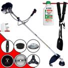 Roçadeira 6 Em 1 Toyama RT43LB25A 43cc Com Carretel + Faca 2 Pontas + Faca 3 Pontas + Faca 40 Dentes + Faca 80 Dentes + Escova de Aço + ÓLEO STIHL 2T