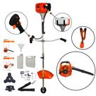 Roçadeira a Gasolina 2,5PH 52cc Bipartida com Soprador de Folhas a Gasolina Lateral 0,9HP 26cc Carbon Fak