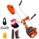 Roçadeira a gasolina 2,8 hp 45,7cc 2T 545RX + Kit de segurança - Husqvarna