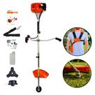 Roçadeira a Gasolina Aparador Cortador de Grama Bipartida Profissional 2,5HP 52cc com Carretel com Corrente Trimmer FAK520RB Carbon Fak