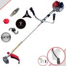 Roçadeira À Gasolina Kawashima BCJ620L 62cc 3HP 10.000rpm Aparador de Grama Completo 6 Em 1 Com Carretel de Nylon + Faca 2 Pontas + Faca 3 Pontas + Faca 40 Dentes de Vídea + Faca 80 Dentes + Trimmer Roçadeira À Gasolina Kawashima BCJ620L 62cc 3HP 10.000rpm Aparador de Grama Completo 6 Em 1 Com Carretel de Nylon + Faca 2 Pontas + Faca 3 Pontas + Faca 40 Dentes de Vídea + Faca 80 Dentes + Trimmer