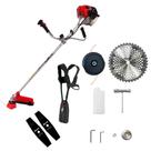 Roçadeira a gasolina lateral 2t toyama tbc43x com kit carretel e 3 lâminas