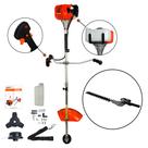 Roçadeira a Gasolina Profissional 52cc 2,5HP com Podador de Cerca Viva Carbon Fak Roçadeira a Gasolina Profissional 52cc 2,5HP com Podador de Cerca Viva Carbon Fak