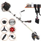 Roçadeira À Gasolina Profissional Kawashima KW43LE 43cc 1,7HP Completa Com 6 Opções de Cortes Com Carretel Nylon + Lâmina 2 Pontas + Lâmina 3 Pontas + Lâmina 6 Pontas + Lâmina 40 Dentes + Trimmer
