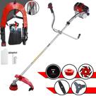 Roçadeira À Gasolina Toyama RT43L 43cc 2T 1,7HP 5 Em 1 Com Carretel de Nylon + Lâmina 2 Pontas + Lâmina 3 Pontas + Lâmina 6 Pontas + Lâmina 80 Dentes