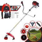 Roçadeira À Gasolina Toyama RT52L 52cc 2T 2HP 5 Em 1 Com Carretel de Nylon + Lâmina 2 Pontas + Lâmina 3 Pontas + Lâmina 6 Pontas + Lâmina 80 Dentes