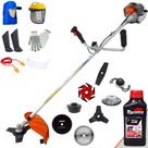 Roçadeira À Gasolina Vulcan VR330P 33cc 1,2HP Com Guidão Antivibração 8 Opções de Cortes Com Facas 2 Pontas, 3 Pontas, 6 Pontas, 40 Dentes, 80 Dentes, Trimmer, Escova e Carretel + EPI + ÓLEO TOYAMA 2T Roçadeira À Gasolina Vulcan VR330P 33cc 1,2HP Com Guidão Antivibração 8 Opções de Cortes Com Facas 2 Pontas, 3 Pontas, 6 Pontas, 40 Dentes, 80 Dentes, Trimmer, Escova e Carretel + EPI + ÓLEO TOYAMA 2T